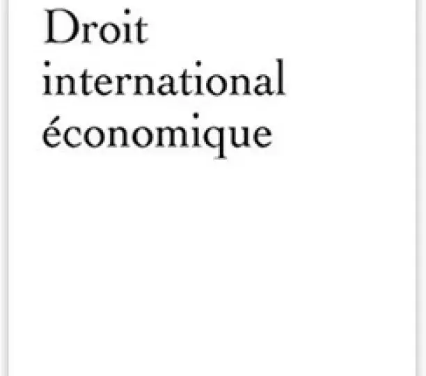 Droit international économique
