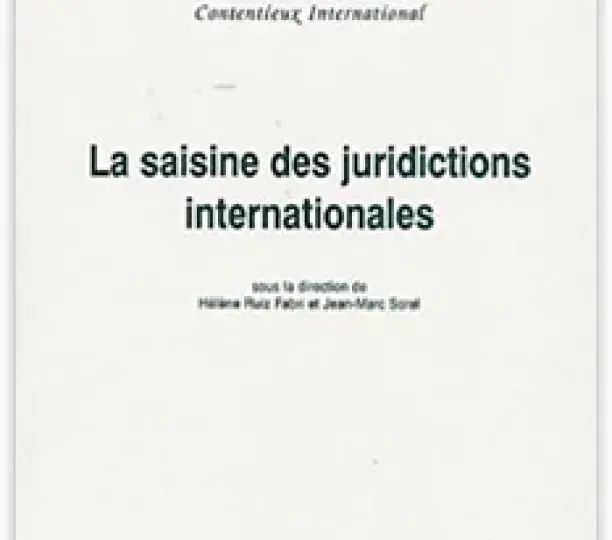 La saisine des juridictions internationales
