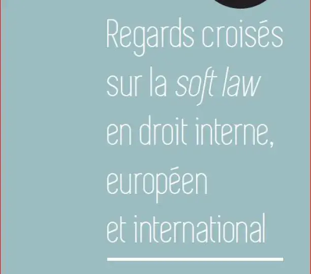 Regards croisés sur la soft law en droit interne, européen et international