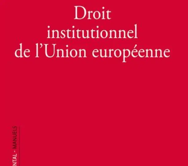 Droit institutionnel de l'Union européenne